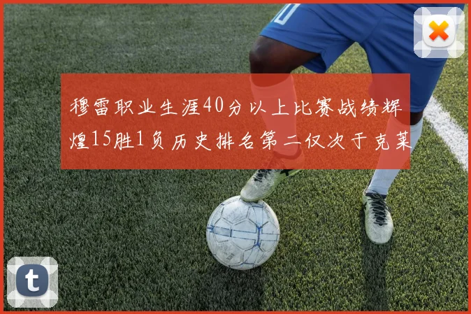 穆雷职业生涯40分以上比赛战绩辉煌15胜1负历史排名第二仅次于克莱的完美19胜0负